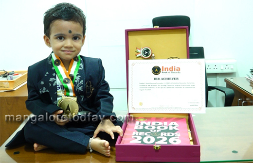 Toddler earns India Book of Records honour